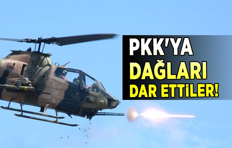 PKK'ya dağları dar ettiler!