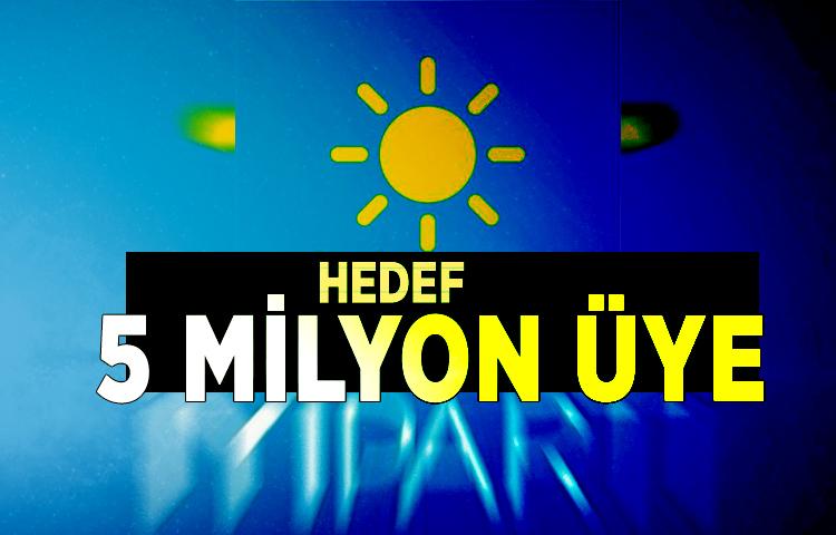 Hedef 5 milyon üye