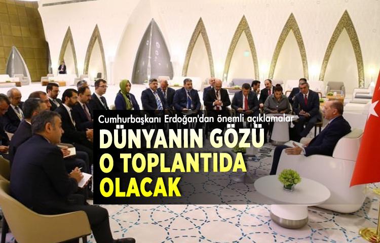 Cumhurbaşkanı Erdoğan'dan önemli açıklamalar