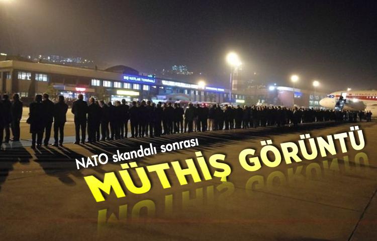 NATO skandalı sonrası müthiş görüntü