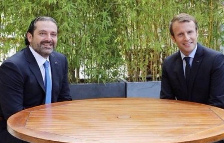 Macron, Hariri ile görüştü