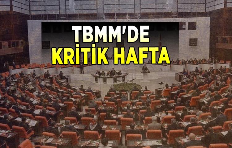 TBMM'de kritik hafta