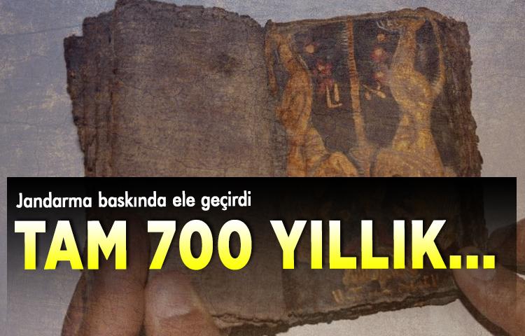 Jandarma baskında altın yazmalı Tevrat ele geçirildi