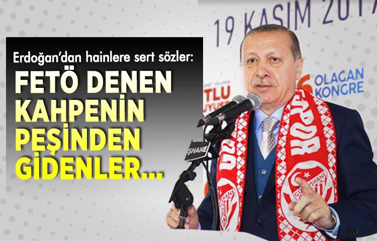 Cumhurbaşkanı Erdoğan'dan sert sözler