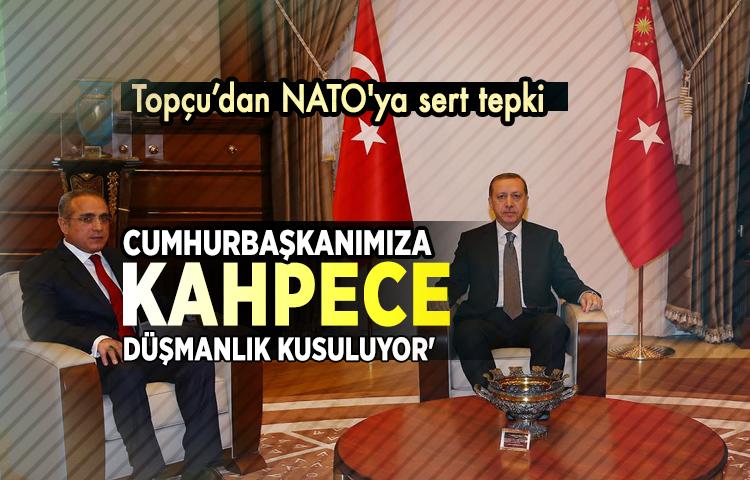 Topçu: 'Cumhurbaşkanımıza kahpece düşmanlık kusuluyor'