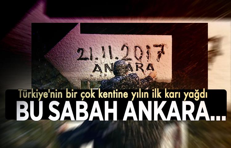 Türkiye'nin bir çok kentine yılın ilk karı yağdı