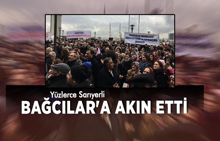 Yüzlerce Sarıyerli Bağcılar'a akın etti