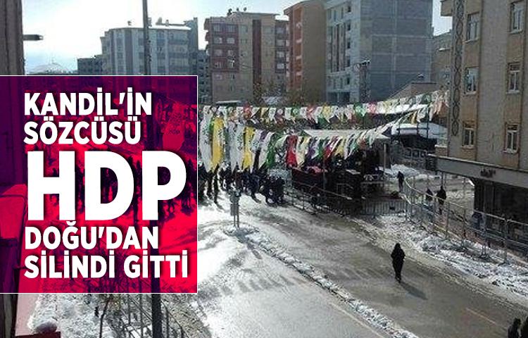 Kandil'in sözcüsü HDP Doğu'dan silindi gitti