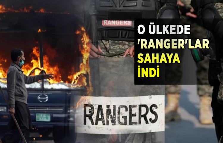 O ülkede 'Ranger'lar sahaya indi