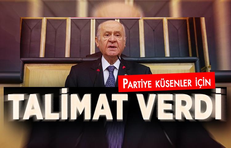 Bahçeli partiye küsenler için talimat verdi
