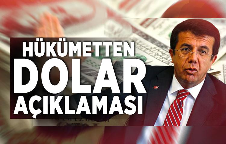 Hükümetten dolar açıklaması