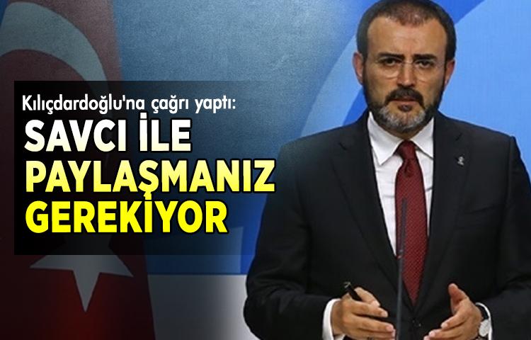 AK Parti sözcüsü Ünal Kılıçdardoğlu'na çağrı yaptı: Savcı ile paylaşmanız gerekiyor