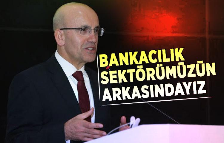 Şimşek: Bankacılık sektörümüzün arkasındayız