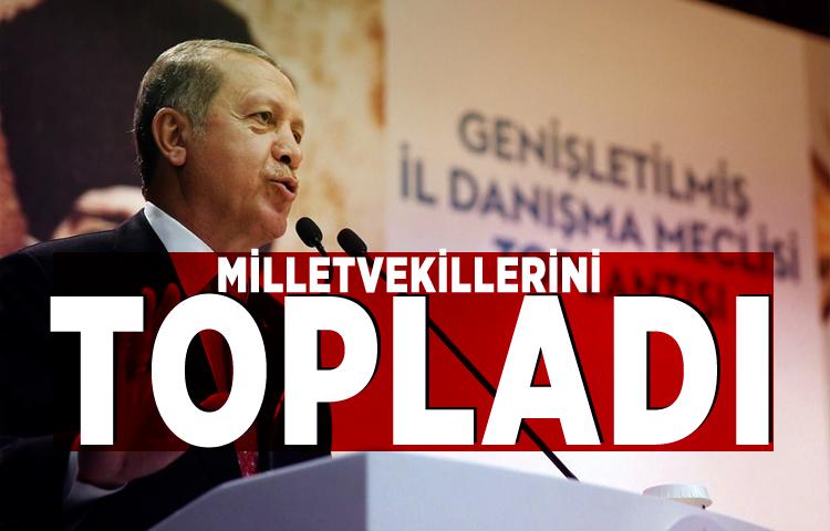 Erdoğan, milletvekilleri ile bir araya geldi