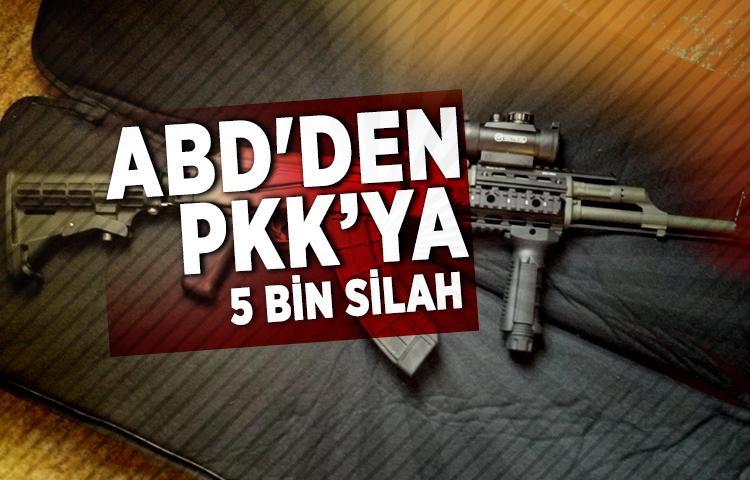 ABD'den PKK’ya 5 bin silah