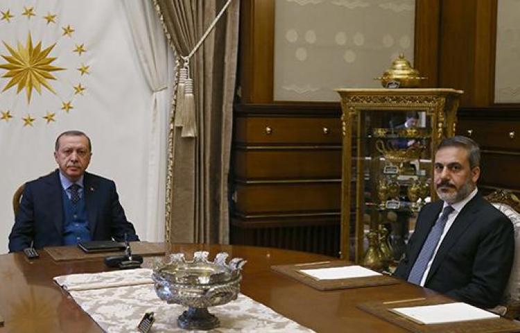 Külliye'de sürpriz görüşme!