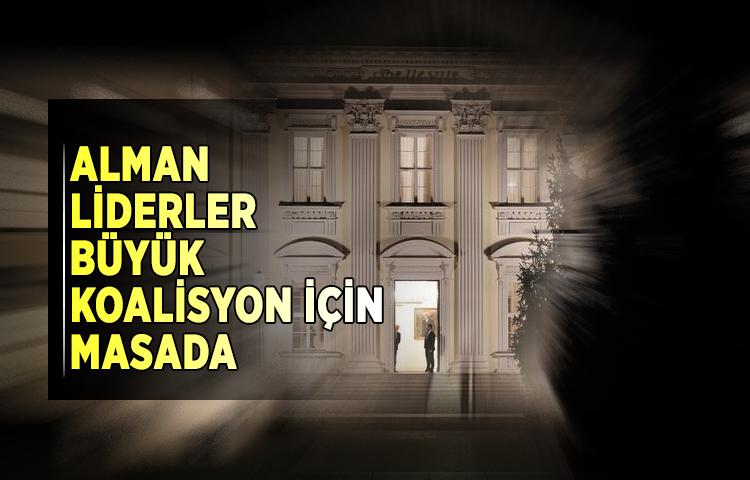 Alman liderler Büyük Koalisyon için masada 