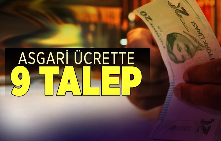 Asgari ücrette işçi kesiminden 9 öneri