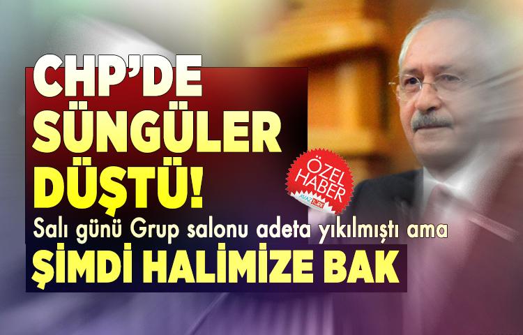 CHP’de süngüler düştü!