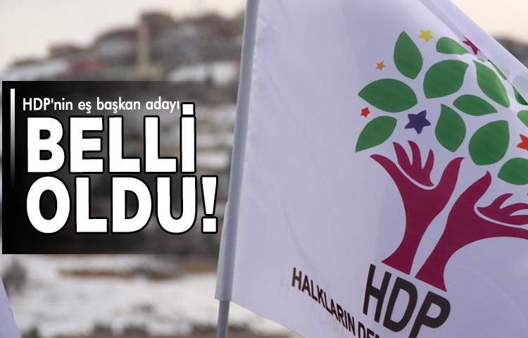 HDP'nin eş başkan adayı belli oldu!