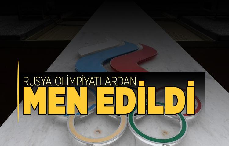 Rusya olimpiyatlardan men edildi 