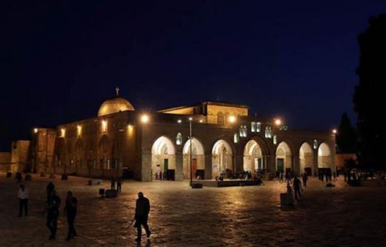 Mescid-i Aksa'nın ışıkları kapatıldı