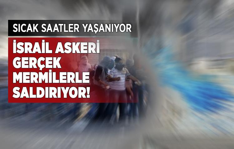 İsrail askerleri Cuma namazı sonrası göstericilere saldırdı!