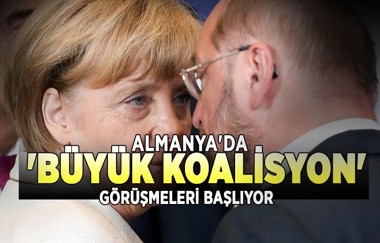 Almanya'da 'Büyük koalisyon' görüşmeleri başlıyor