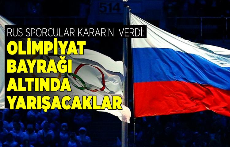 Rus sporcular kararını verdi: Olimpiyat bayrağı altında yarışacaklar