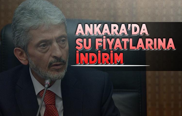 Ankara'da su fiyatlarına indirim yapıldı