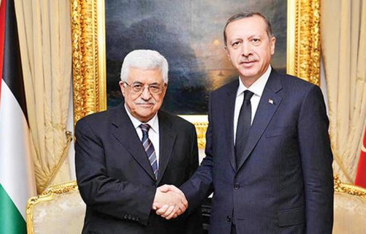 Erdoğan Mahmud Abbas'ı kabul etti