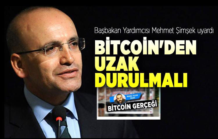 Mehmet Şimşek: 'Bitcoin'den uzak durulmalı'