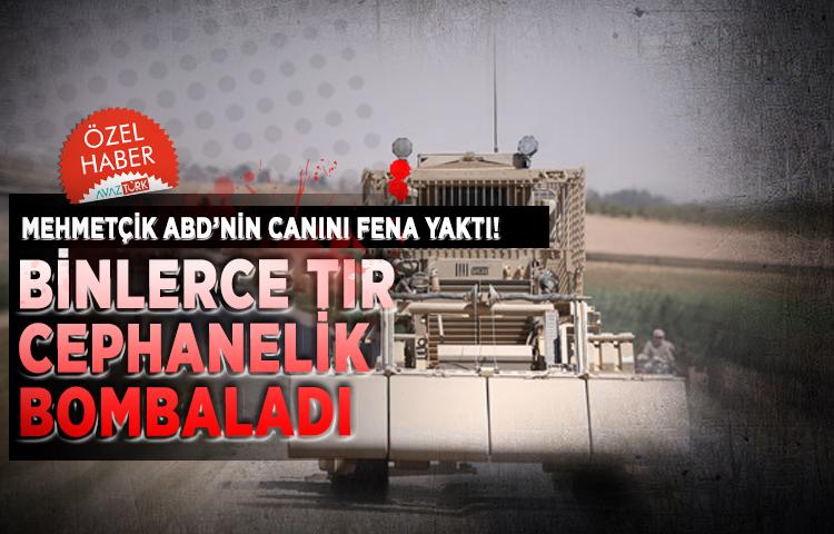 Mehmetçik, ABD’nin canını fena yaktı! Binlerce tır cephanelik bombaladı