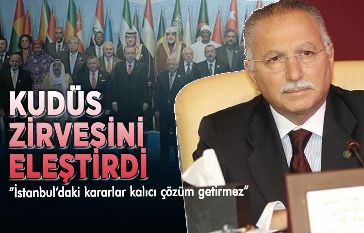 Ekmeleddin İhsanoğlu: İstanbul’daki kararlar kalıcı çözüm getirmez