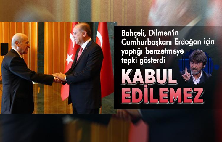 Bahçeli, Dilmen'in Cumhurbaşkanı Erdoğan için yaptığı benzetmeye tepki gösterdi