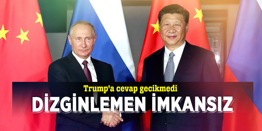 Trump’a cevap gecikmedi! Dizginlemen imkansız