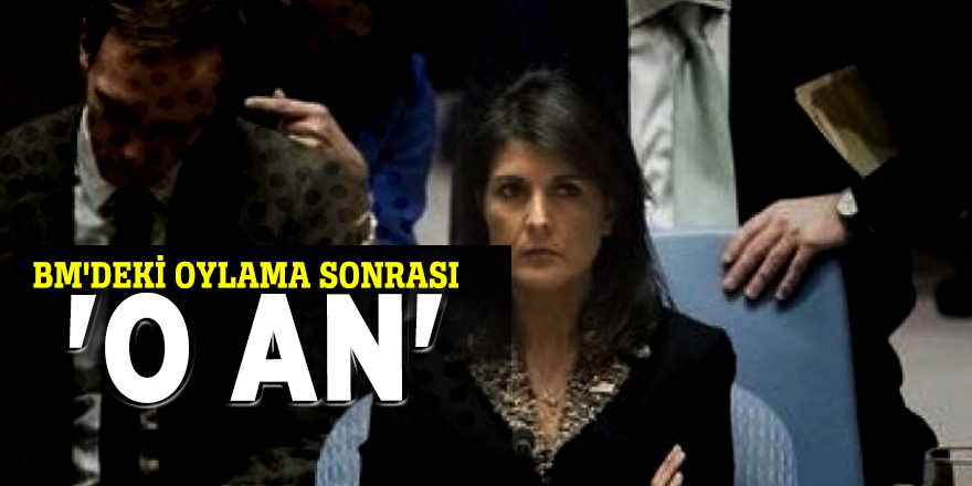 BM'deki oylama sonrası 'o an'