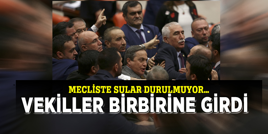 Vekiller birbirine girdi...
