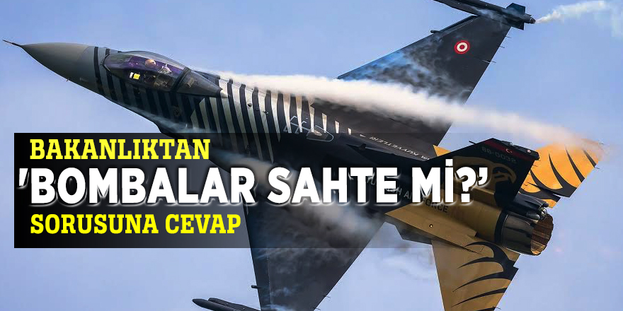 Bakanlıktan 'bombalar sahte mi?' sorusuna cevap