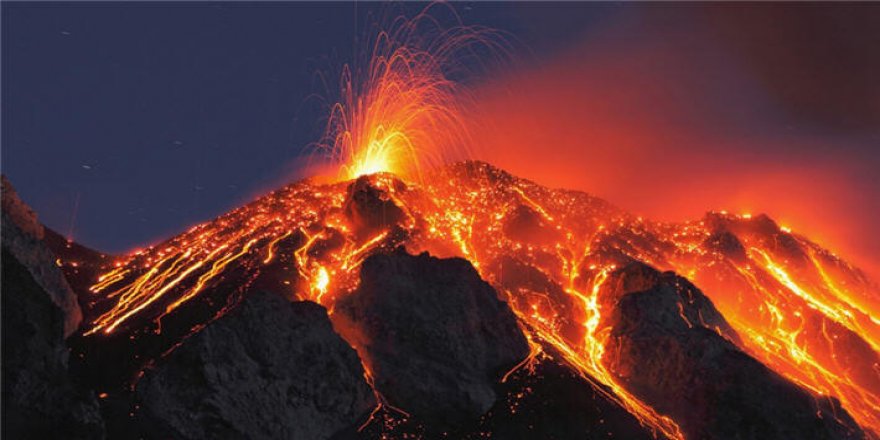 O ülkede yanardağ harekete geçti