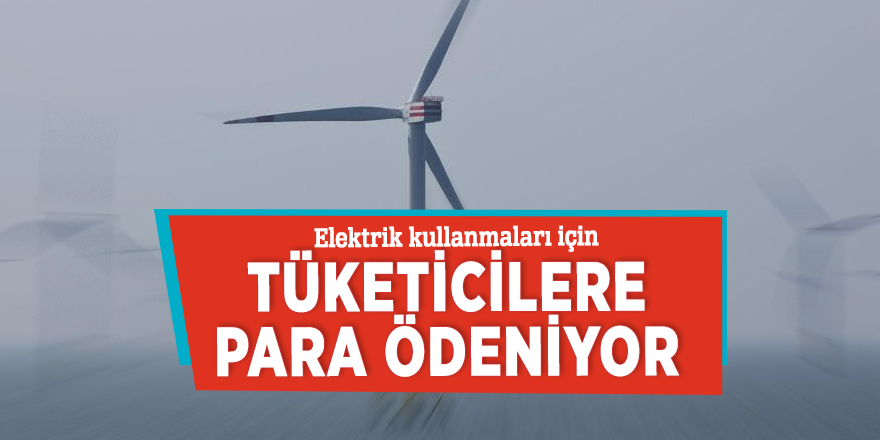 Almanya'da elektrik kullanmaları için tüketicilere para ödeniyor