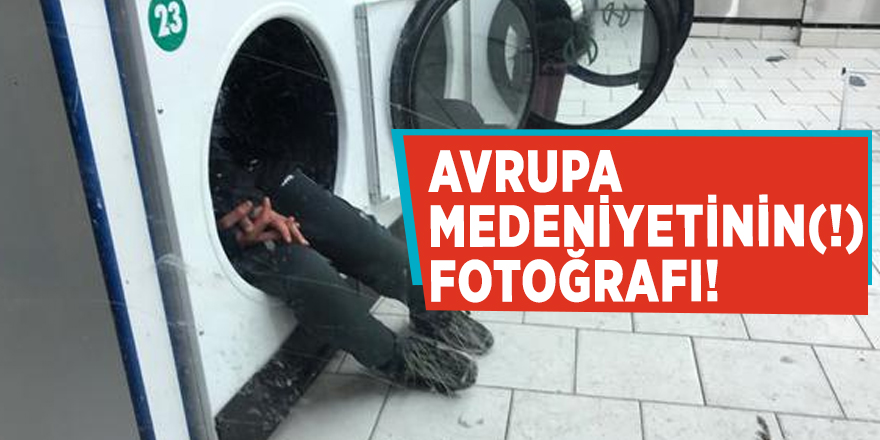 Avrupa medeniyetinin(!) fotoğrafı!