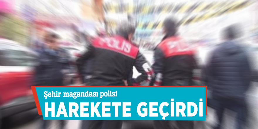Şehir magandası polisi harekete geçirdi