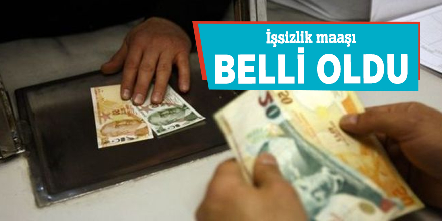İşsizlik maaşı belli oldu