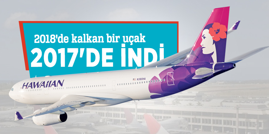 2018'de kalkan bir uçak 2017'de indi