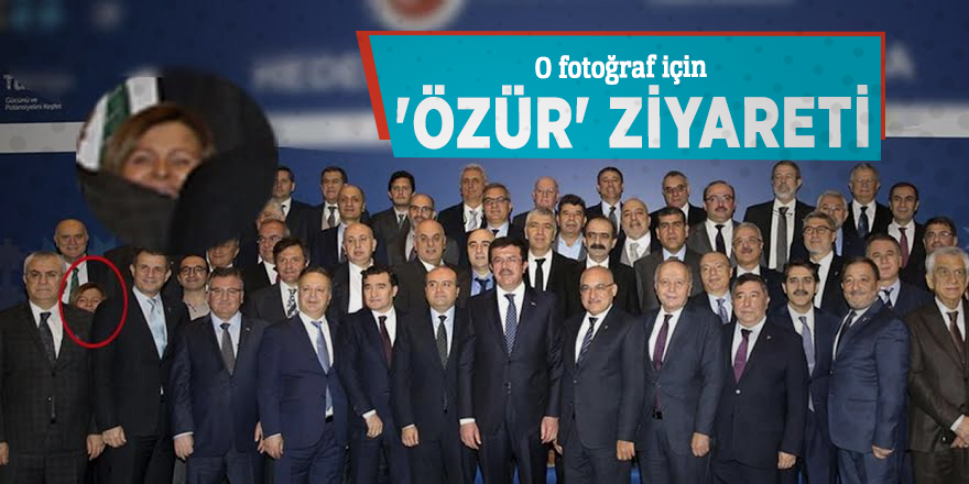 O fotoğraf için 'özür' ziyareti