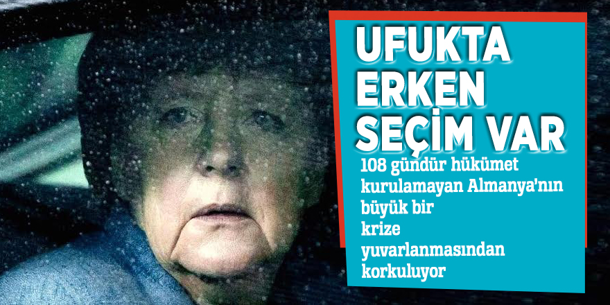 Ufukta erken seçim var