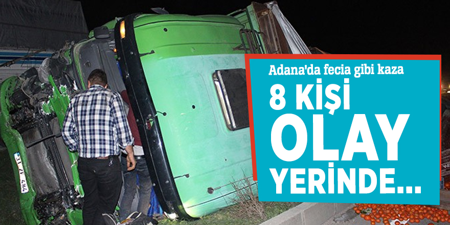 Adana'da feci trafik kazası