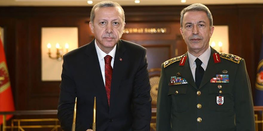 Cumhurbaşkanı Erdoğan, Hulûsi Akar’ı kabul etti