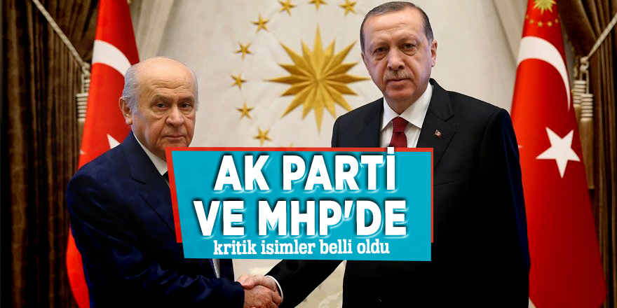 İttifak komisyonunu üyeleri belli oldu